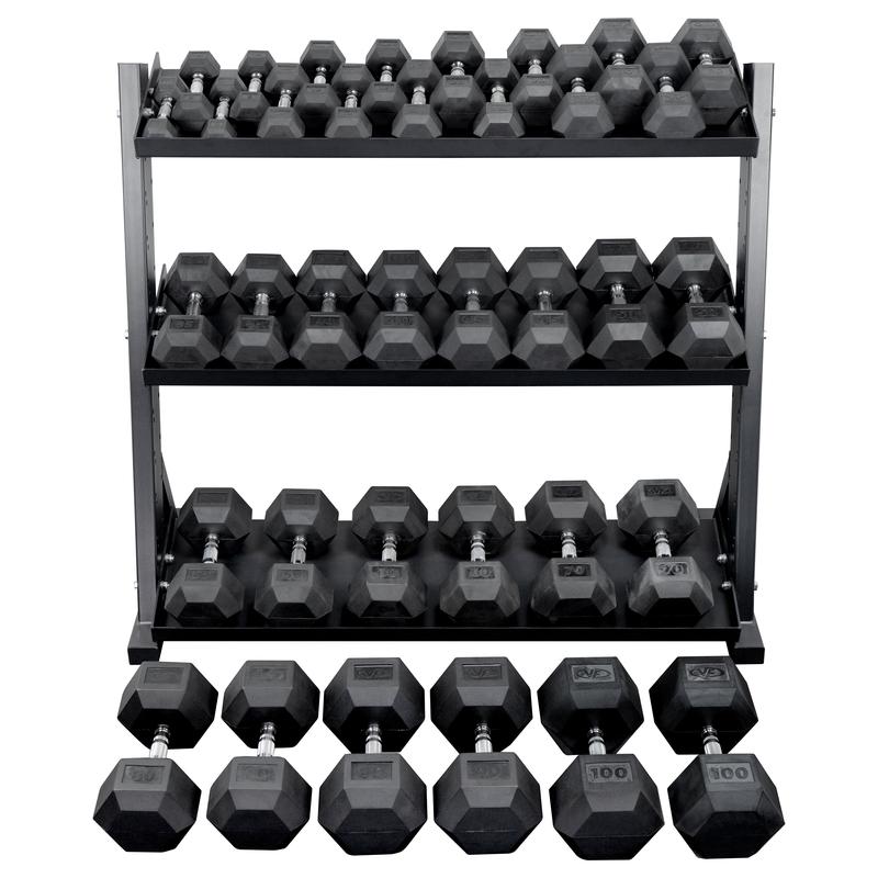 Rubber Hex Dumbbell Sets