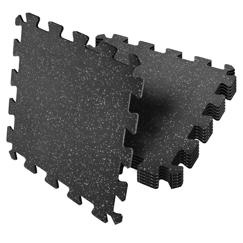 Puzzle Rubber Floor Tiles (6pc) 2\' x 2\'