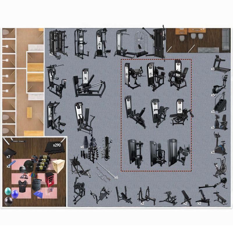 3,500 Sq Ft Gym