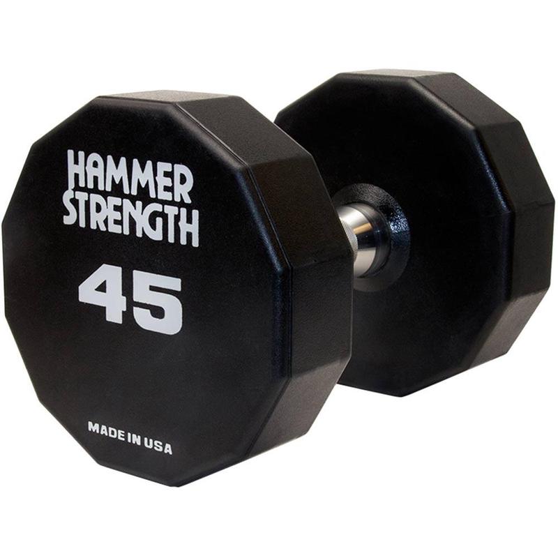Hammer Strength 12-Sided Urethane Dumbbells - Outlet