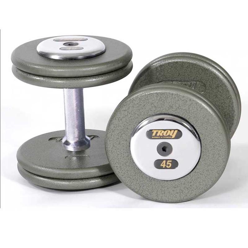 Troy Iron Pro-Style Hammertone Dumbbell Set HFD-C