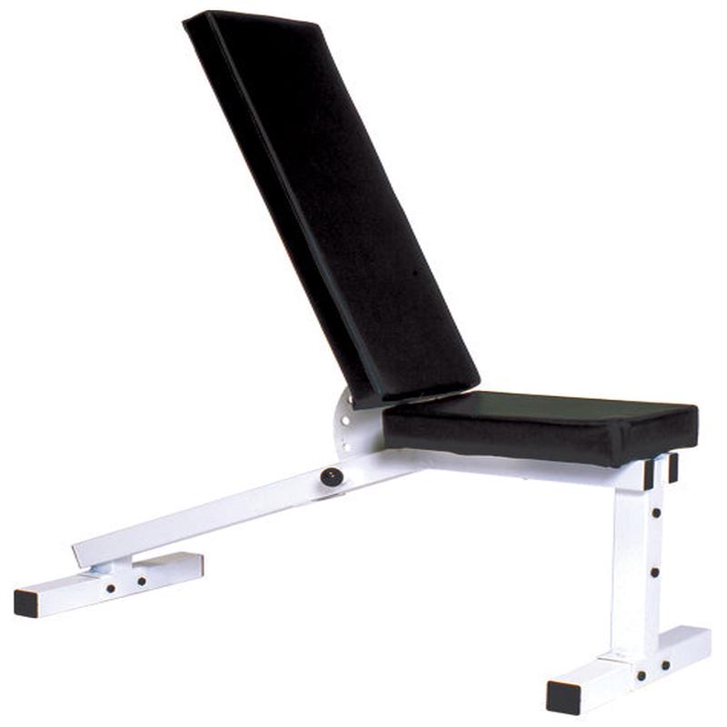 York Pro Series 206ID White  Adjustable Incline / Decline Bench