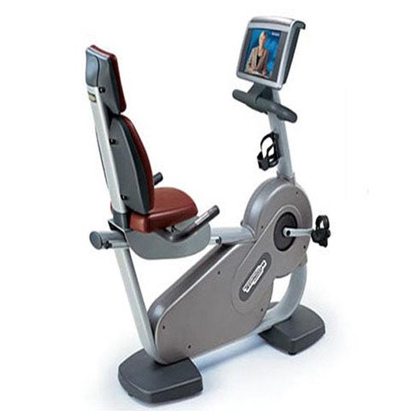 Used Technogym Excite Recline 700iP Recumbent Bike with Wellness TV