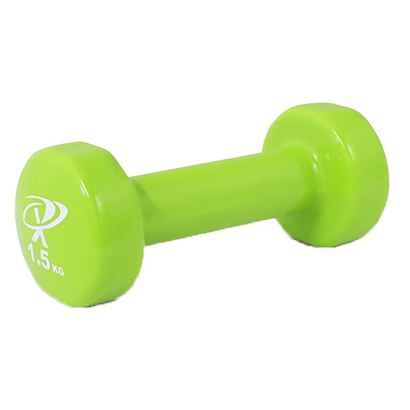 1.5Kg Coloured Vinyl Dipped Dumbbell